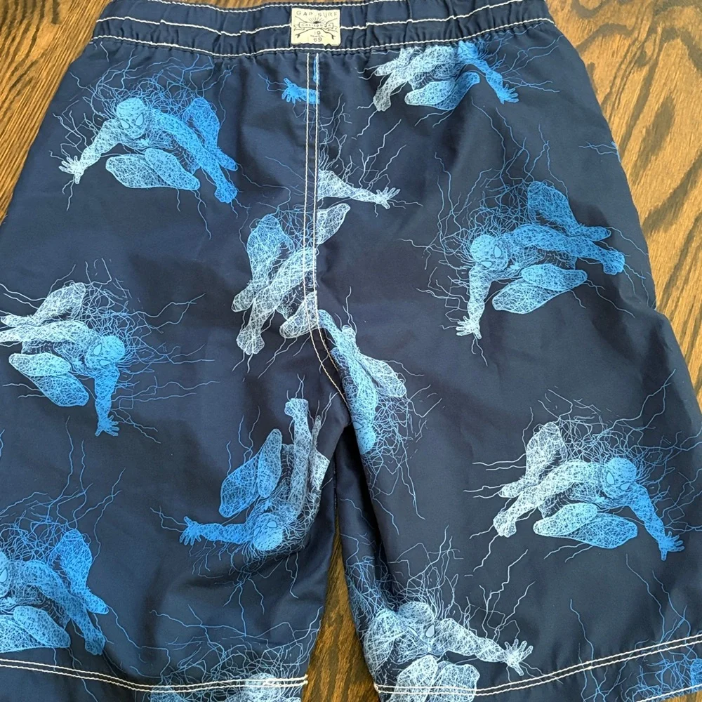 NWOT Gap Kids Marvel Spiderman Swim Trunks